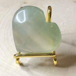 Green Fluorite Heart
